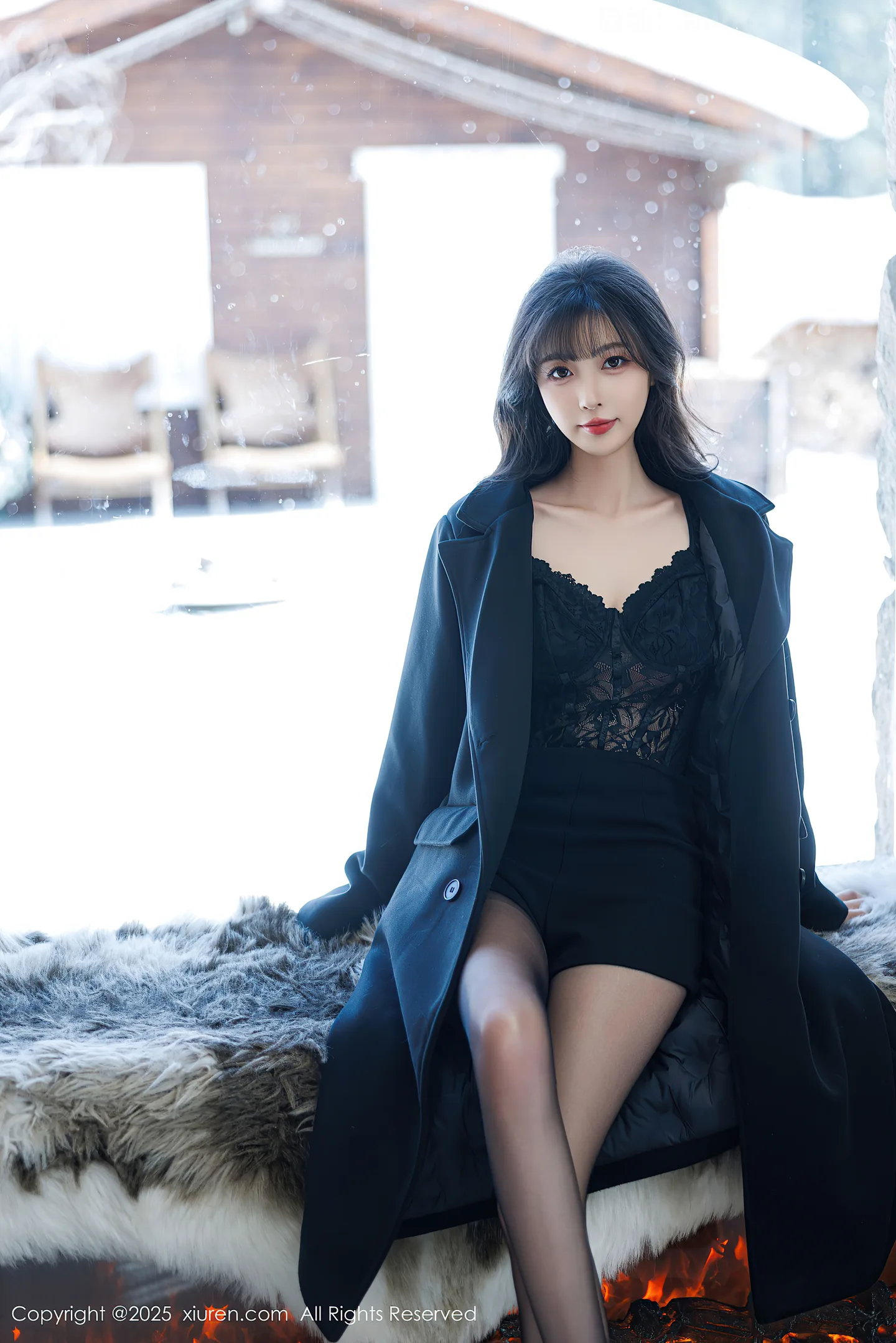 图片[4]-[XiuRen秀人网] VOL.9749 模特林星阑性感黑色情趣内衣配超薄黑丝秀曼妙身姿完美诱惑写真101P-秀人网官方网站